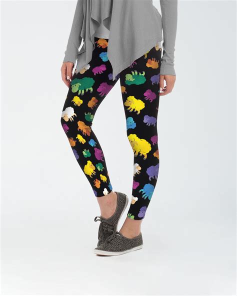 Colorful Sheep Leggings Brave New Look