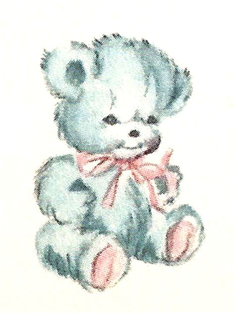 Vintage Teddy Bear Illustration