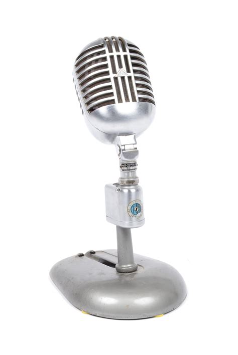 Lot Vintage Astatic Desk Microphone
