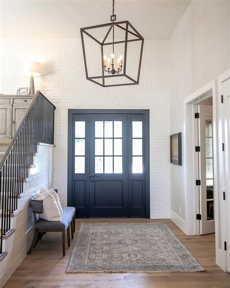 Entry way furniture upholstery fabric and wall paint colors in soft warm and light tones, modern chandeliers or convenient and bright flush 8 modern interior design ideas for entryway re design. 29+ Best Entryway Ideas for Small Spaces in 2020 ...
