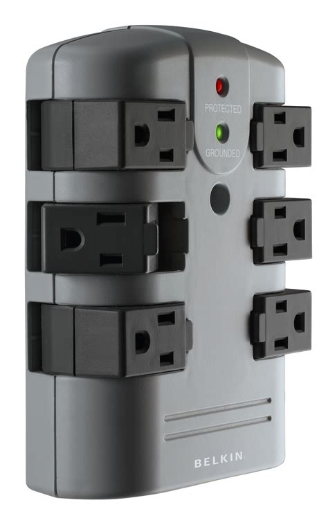 Buy Belkin Power Strip Surge Protector 6 Rotating Ac Multiple Outlets