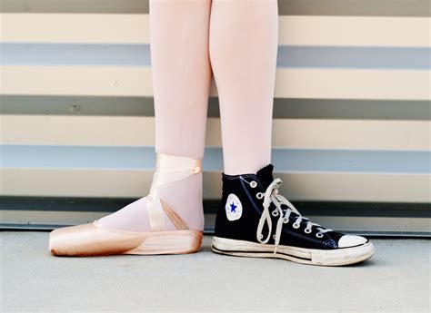 Gorgeous Pointe Ballet Photography Session By Marie Still Photography Ballet Shoes Converse