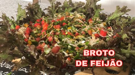 Saladas De Restaurante Broto De FeijÃo Youtube