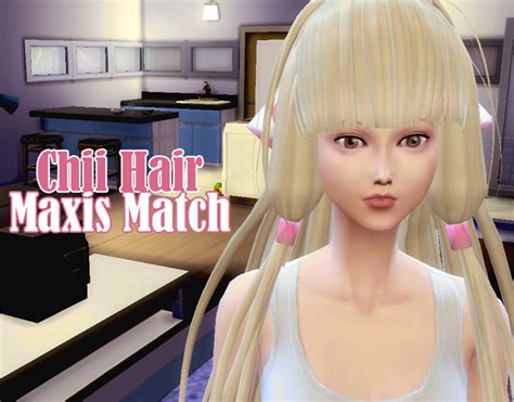 Mod The Sims Chii From Chobits Hair Maxis Match Electronic Art