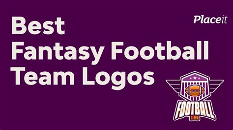 20 Best Fantasy Football Team Logos To Rule Your League