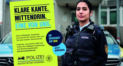 Neue Nachwuchswerbekampagne Der Polizei Startet Baden Württembergde