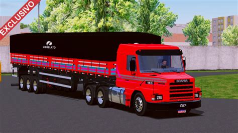 Skin Scania H Vermelha Na Granel Wtds Skins Skins Games Truck