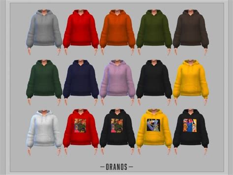 Oversized Hoodie By Oranostr At Tsr Sims 4 Updates