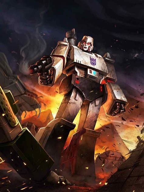 Decepticon Leader Megatron Artwork From Transformers Legends Game Transformers Collection