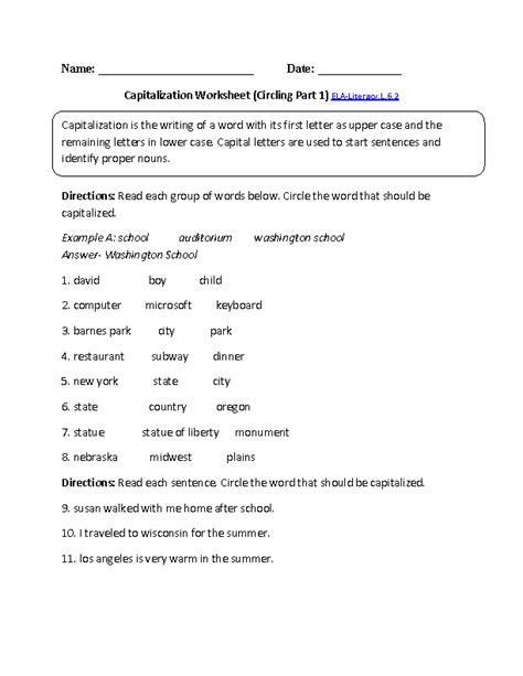 For seventh graders, this common core area helps students gain mastery of the rules for using the english language, including vocabulary use and language conventions, in order to. 6th Grade Common Core | Language Worksheets