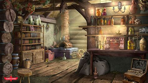 The Healers House By Sergey Biryukov Fantasy Rooms Fantasy House