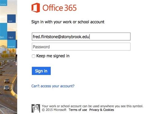 Logging Into Office 365 Division Of Information Technology