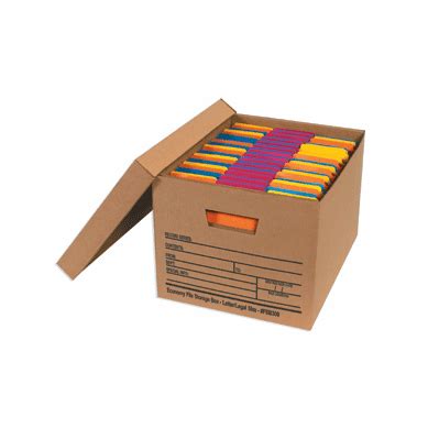Here are a few top file boxes to consider using to ensure you have a safe and secure place to store your important documents. Economy Cardboard Corrugated File Storage Boxes 24" x 15 ...