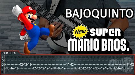Mario Bros En BAJO QUINTO TUTORIAL YouTube