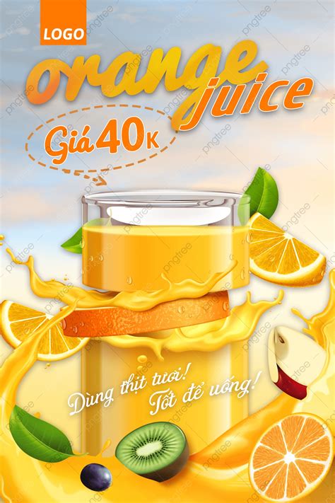 High Quality Orange Juice Poster Template Download On Pngtree