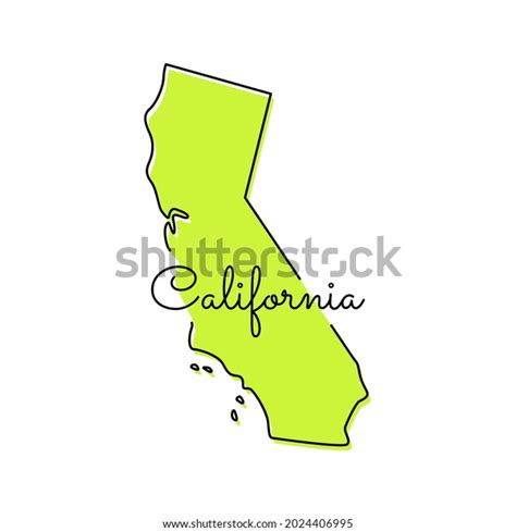 California Usa Map Vector Stock Illustration Stock Vector Royalty Free