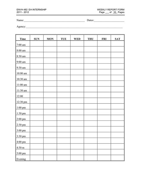 Daily Log Template Collection Letter Templates