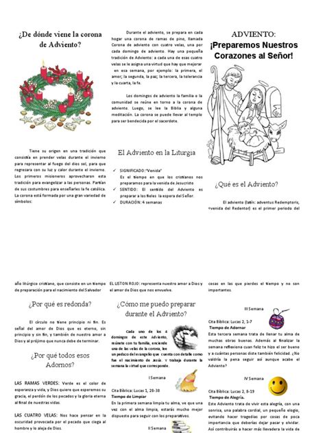 Triptico Preparación Pdf Adviento Religiones Abrahámicas