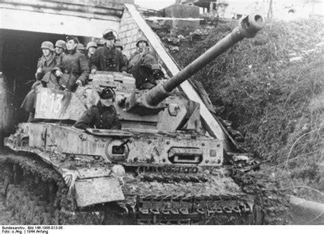 Photo German Panzer Iv Tank Nettuno Italy Early 1944 World War