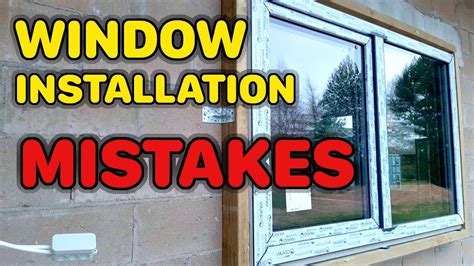 Window Installation Mistakes How To Install Modern Windows Youtube