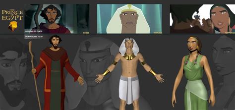 The Prince Of Egypt Moses Rameses And Tzipporah 3d Prince Of Egypt
