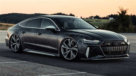 V8, 4.0 l, 600 hp, 800 nm thanks to: L'Audi RS7 2020 obtient 962 chevaux et une enveloppe funky ...