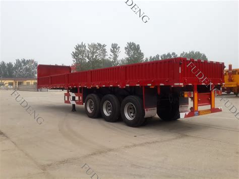 Shandong Fudeng Automobile Coltd China Hot Sale 3 Axles Flatbed