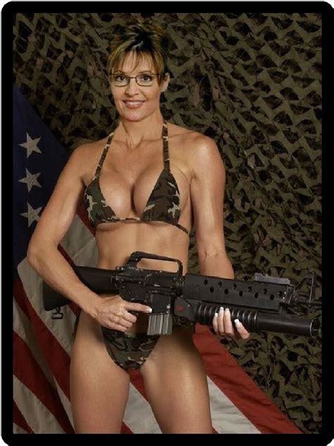 Sexy Sarah Palin Army Bikini Refrigerator Magnet EBay