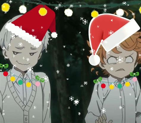 Promised Neverland Matching Pfp Christmas Anime Matching Pfp Christmas