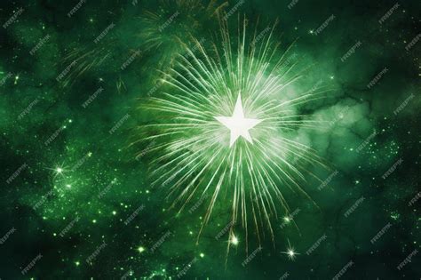 Premium Ai Image Fireworks In The Night Sky
