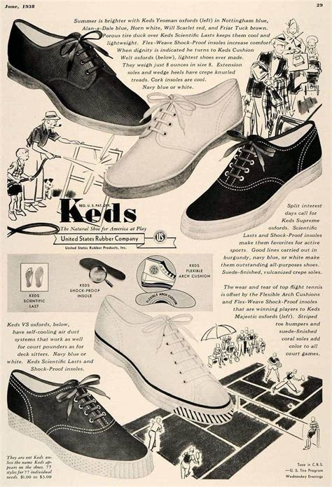 Keds Vintage Sneakers And Shoes From The 20s To The 80s Click Americana