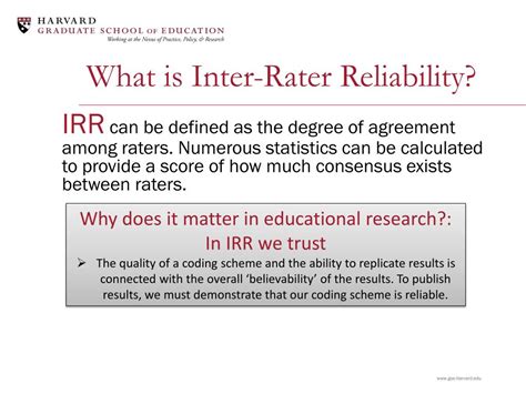 Ppt Inter Rater Reliability Powerpoint Presentation Free Download