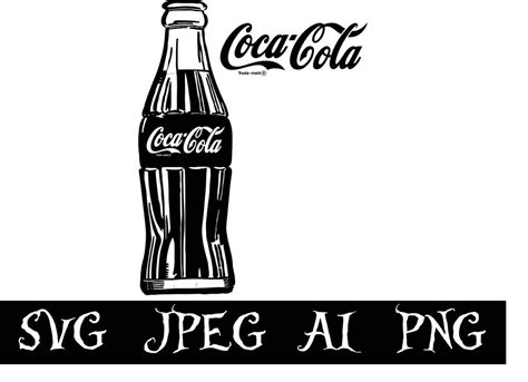 Coca Cola Cricut Svg Coca Cola Png White And Black Coke Svg Coca
