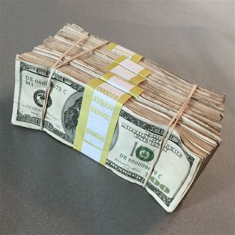 Prop Money 100 Dollars New Style 100pcs Total 10000full Print Stack For