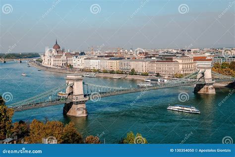 Budapest Panorama From Buda Castle Editorial Image Image Of
