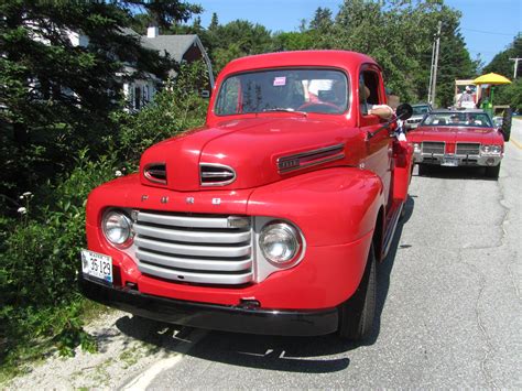 Autoliterate 1949 Ford F2 Brooklin Maine Fourth Of July
