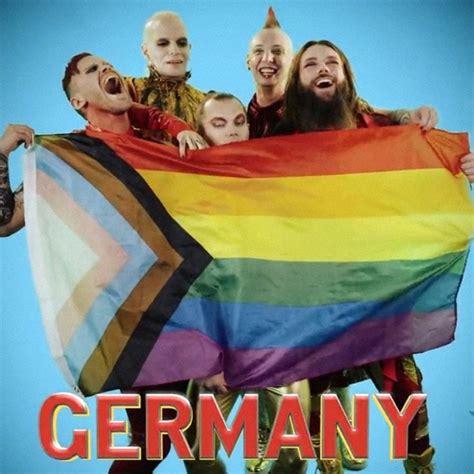 at the eurovision song contest germany came out with the lgbt ‍ banner all other countries