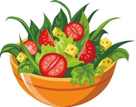 Download Fruit Salad Vegetable Clip Art Png Salad Vector Free