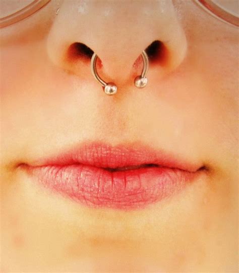 septum piercing septum piercing nostril hoop ring nose ring