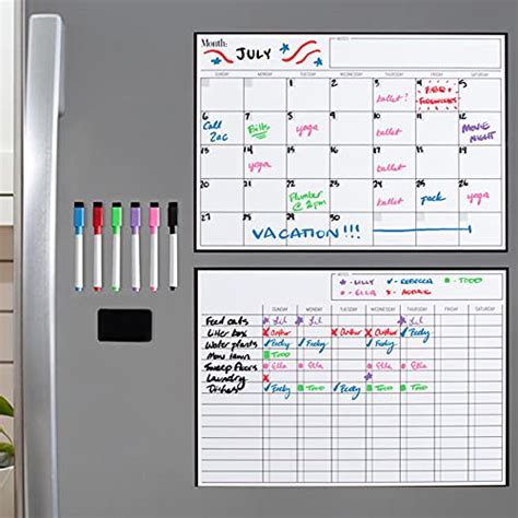 Buy Magnetic Dry Erase Calendar For Fridge And Chore Chart For Fridge