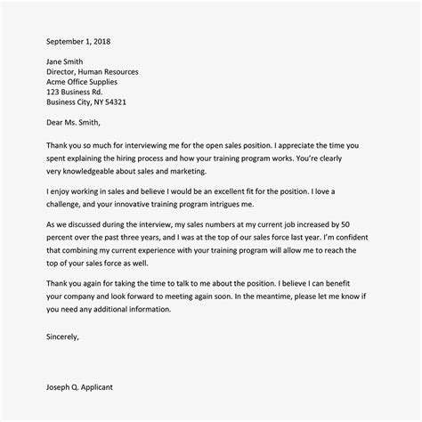 Best Thank You Letter Examples And Templates Department