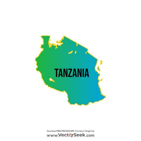 Tanzania Map Vector Ai Png Svg Eps Free Download