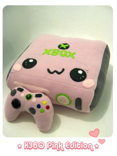 Xbox 360 Pink Plush Edition By Kickass Peanut On Deviantart