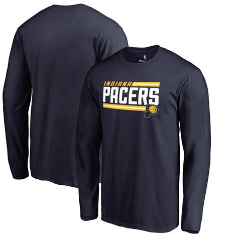 Indiana Pacers Fanatics Branded Onside Stripe Long Sleeve T Shirt