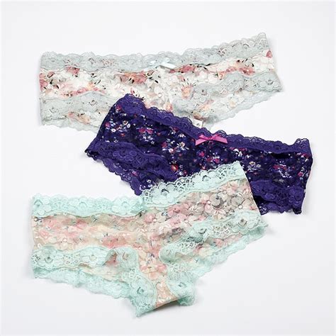 New Arrival Voplidia Underwear Floral Print Flower Women Sexy Panties Sexy Lingerie Pink Hipster