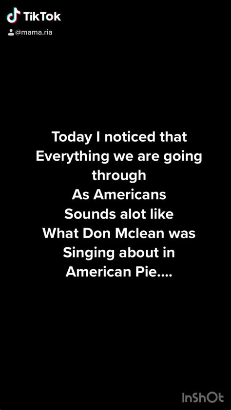 Bye Bye American Pie Video American Pie Don Mclean American History