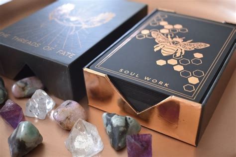 Threads Of Fate Oracle Rose Gold Edition Tarot Cards Art Fate