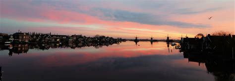 Daybreak Over Zaanse Schans Free Stock Photo Public Domain Pictures