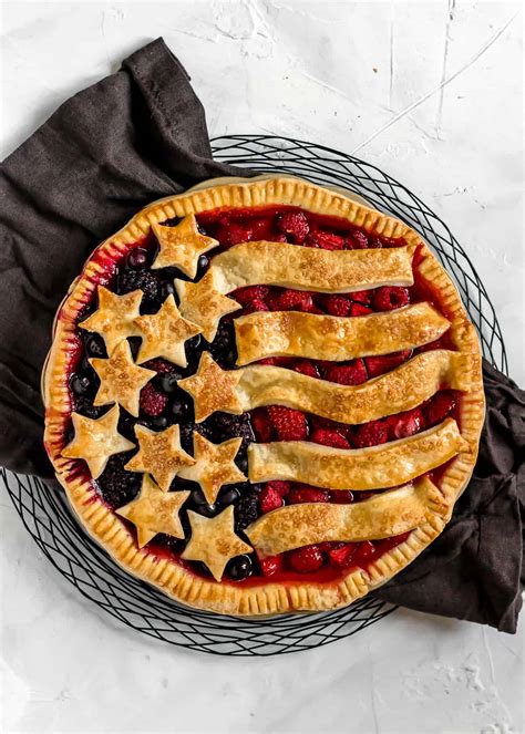 Easy American Mixed Berry Pie For The 4th Of July Baked Ambrosia