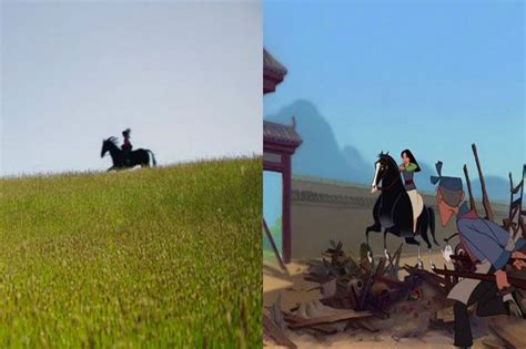 Persamaan Film Mulan Versi Live Action Dengan Animasi Disney